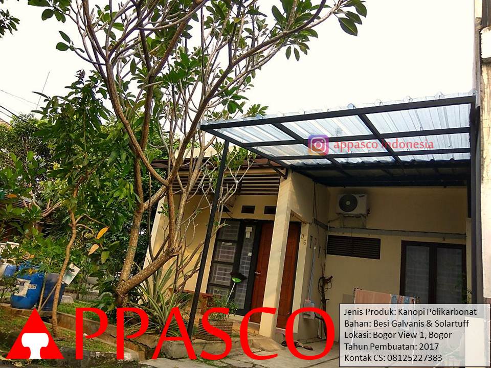 kanopi atap transparan